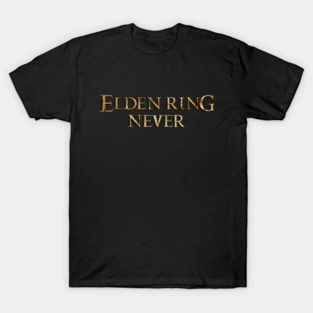 Elden Ring Never Give Up Game Fan Graphic Unisex T-Shirt